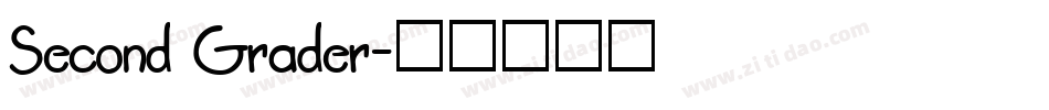 Second Grader字体转换